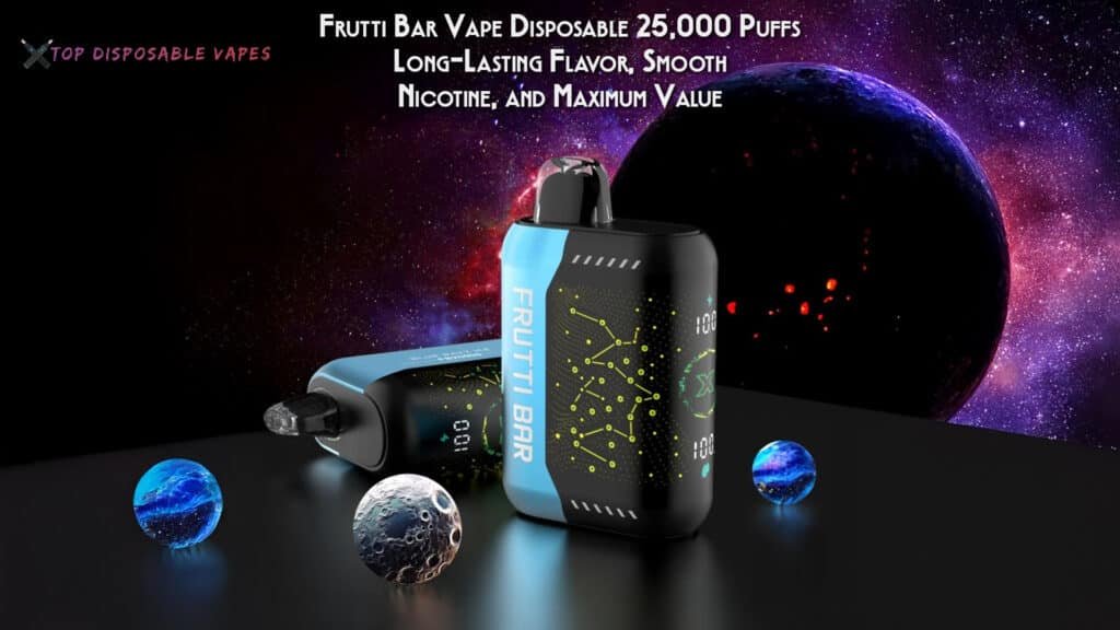 Frutti Bar Vape Disposable 25,000 Puffs Long-Lasting Flavor, Smooth Nicotine, and Maximum Value